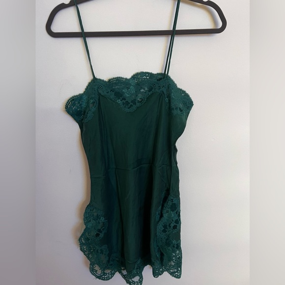 Victoria’s Secret Silk Gold label VS cami teddy negligee chemise - Picture 3 of 7